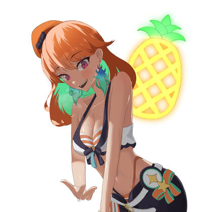 Kiara Pineapple Fan art